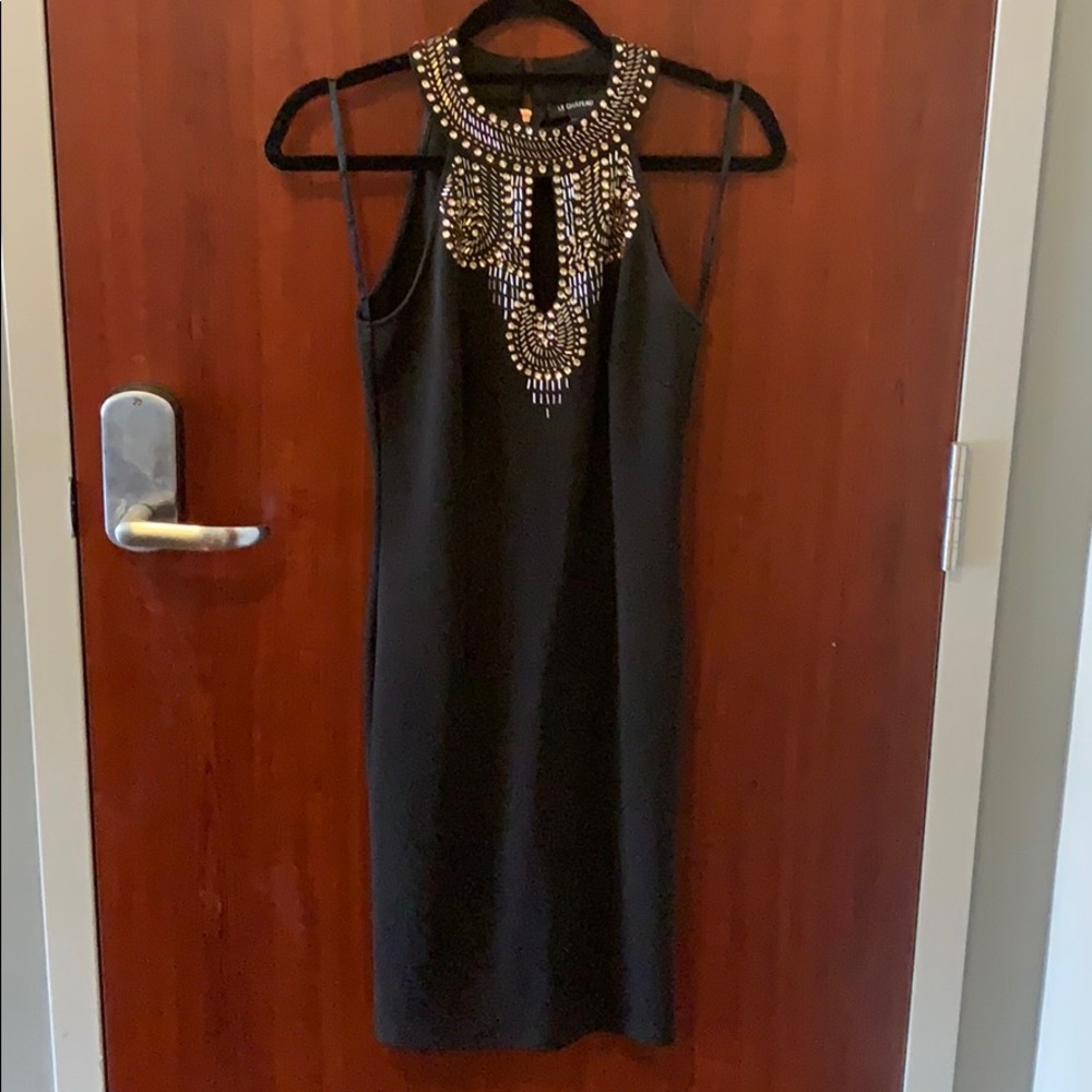 fancy black dress